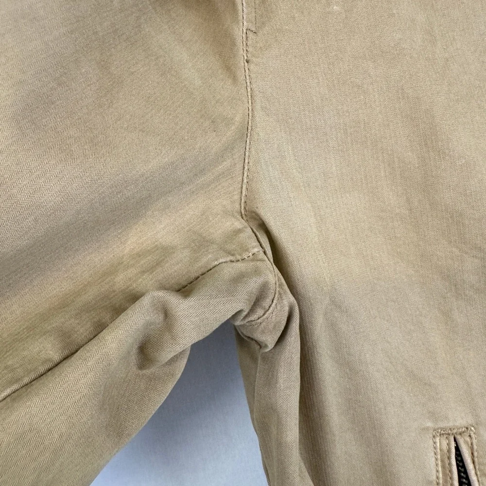 Banana Republic Garment Dye Herringbone Jacket‎ Khaki Men's Large